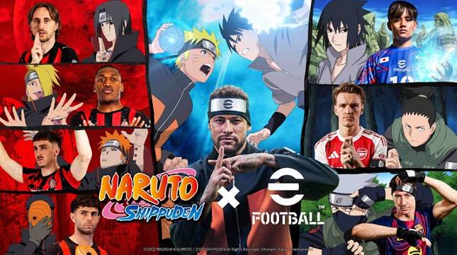 eFootball Gandeng Naruto Shippuden, KONAMI Satukan Anime dan Sepak Bola di Event Terbatas