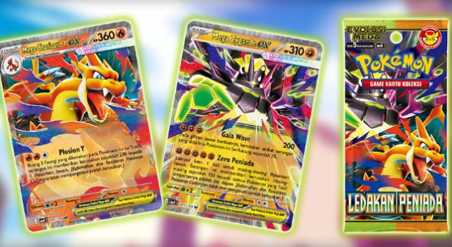 TCG Booster Ledakan Peniada: Mega Zygarde ex & Charizard Y ex