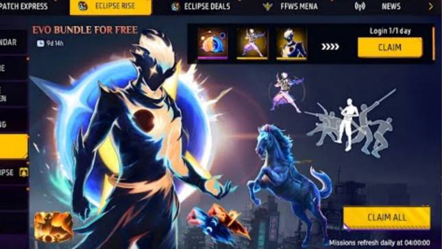Kode Redeem FF 16 Mei: Diamond Gratis, Bundle Eclipse FFNS
