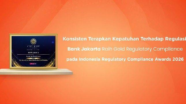 Bank Jakarta Raih Penghargaan Regulatory Compliance Award