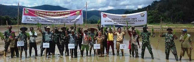Stok Aman, Panen Padi Inpari 32 di Lombok Barat Menggembirakan
