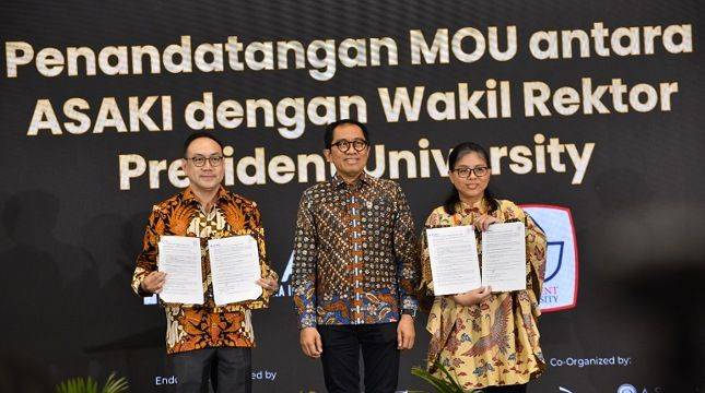 Wamenperin Apresiasi Kerja Sama Asaki dan President University Ciptakan SDM Industri Keramik Kompeten