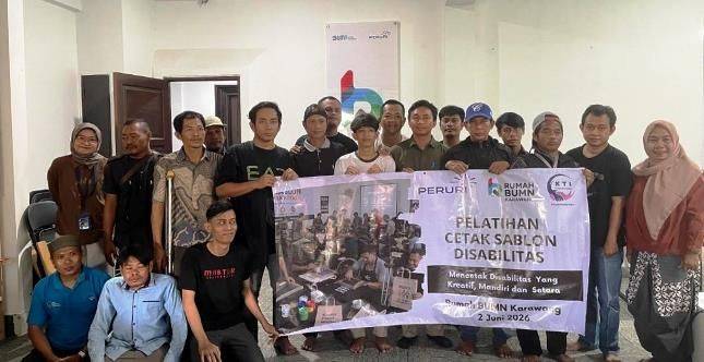 PERURI dan KTI Foundation Gelar Pelatihan Sablon untuk Penyandang Disabilitas di Karawang