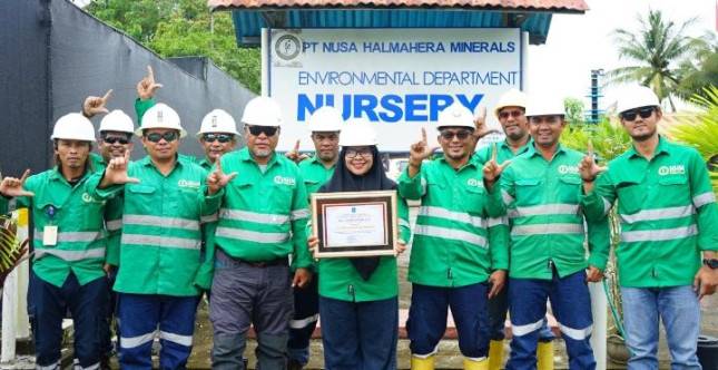 NHM Raih Penghargaan Lingkungan dari Pemkab Halmahera Utara untuk Kedua Kalinya