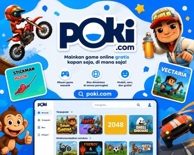 5 Game Puzzle dan Strategi di Poki Games yang Seru Dimainkan Bareng Keluarga