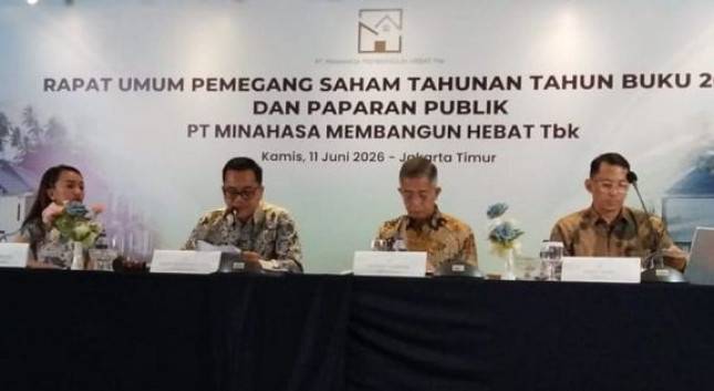 Penjualan 2025 Minahasa Membangun Tercatat Rp24,53 Miliar