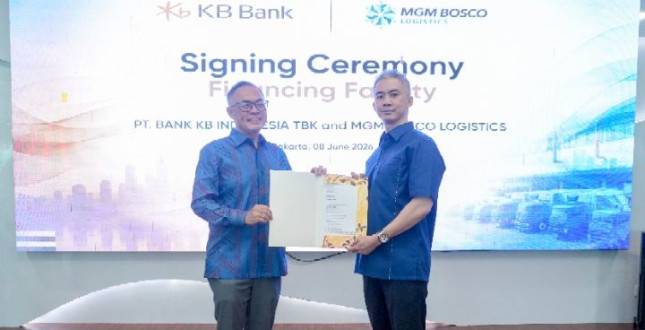 MGM Bosco Logistics Raih Fasilitas Pembiayaan Rp720 Miliar dari KB Bank untuk Ekspansi Bisnis