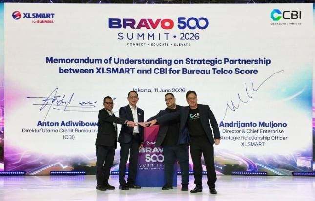 CBI dan XLSMART Perluas Kemitraan Data, Perkuat Akses Kredit untuk UMKM dan Masyarakat Unbanked