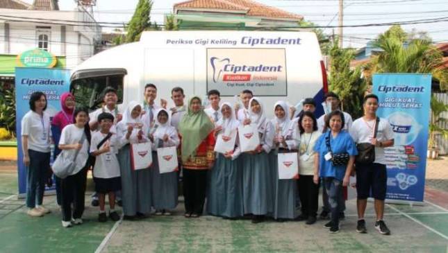 Ciptadent dan Kolese Kanisius Gelar Pemeriksaan Gigi Gratis untuk 238 Siswa Disabilitas di Jakarta