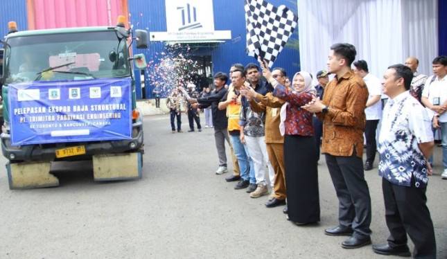 Kemendag Lepas Ekspor Baja Struktural PT TFE ke Kanada Senilai Rp3,85 Miliar