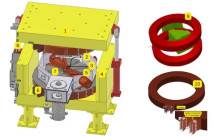 pengembangan DECY-13, siklotron berenergi 13 MeV yang dirancang untuk memproduksi radioisotop Fluor-18 (F-18).