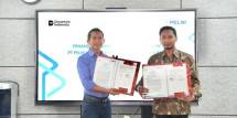 Penandatanganan Nota Kesepahaman oleh Vice President Keagenan PELNI, Yusup Hanura, dan Direktur PT Agrito Roman Bali, I Gede Bingin Mustika, pada Rabu (18/6). 