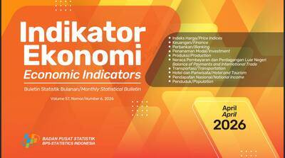 Sampul BPS Indikator Ekonomi April 2026 Volume 57 No 6