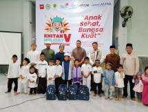 Khitan Holiday V JUFI di Pondok Tahfizh Wadil Quran Pusat, Serpong, Tangerang Selatan.