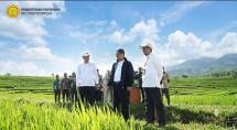 Menteri Pertanian Andi Amran Sulaiman saat memperkenalkan PM-AAS di Nusa Tenggara Barat. (foto Kementan: dihasilkan AI)