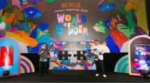 [kiri] Nezar Patria, Wakil Menteri Komunikasi dan Digital Republik Indonesia dan [kanan] Ruben Hattari, Director of Global Affairs, Southeast Asia, Netflix, membuka rangkaian Netflix Family Festival 2026