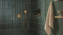 Ilustrasi kamar mandi premium