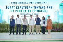 Pegadaian Resmi Terima SK Perjanjian Kerja Bersama Periode 2026&ndash;2028 dari Kemenaker RI