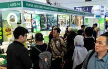 Booth Pupuk Hayati DINOSAURUS di INAGRITECH 2026.