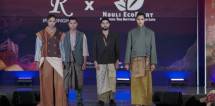 Salah satu brand tampil di panggung Medan Fashion Trend (MFT) 2026 yang digelar pada 23&ndash;26 Juli 2026 di Delipark Medan.