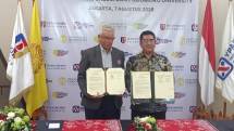 MoU Universitas Agung Podomoro bersama Universitas Indonesia jalin kemitraan strategis di bidang pendidikan tinggi. 