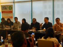 Konferensi Pers Swiss German University terkait pemblokiran area kampus oleh pihak PT BSD Tbk, Senin (19/12/2016)