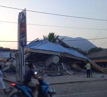 Gempa Magnitudo 7,7 Guncang Flores. Gedung Bank BUMN di Borong dihantam gempa/ sumber: medsos