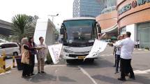 Peresmian layanan DAMRI Grand Metropolitan Bekasi - Bandara Soekarno Hatta
