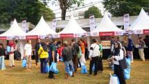 Jamuan Rakyat yang digelar Tiga Pilar Kecamatan Tanah Abang, Selasa (18/8/2026)