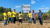 Penyerahan Sarana Produksi Pertanian (Saprodi) Tahap I kepada Kelompok Tani Rizki Tani di Desa Soahukum, Kecamatan Kao Barat, pada Selasa (4/8).