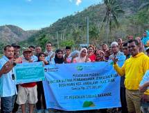 Pegadaian Peduli, Salurkan Bantuan Untuk Pembangunan Jembatan Raba Sa&rsquo;u Desa Mawu