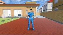 Sakura School Simulator polisi mode gameplay