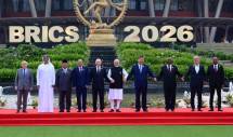 Presiden Prabowo Subianto saat menghadiri KTT BRICS 2026 yang digelar di Bharat Mandapam, New Delhi, Republik India