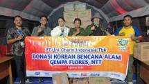 Unicharm Salurkan Bantuan Sanitasi untuk Warga Terdampak Gempa Flores