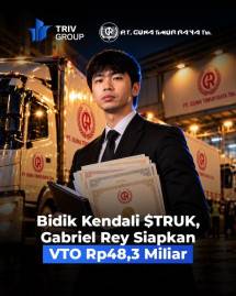 Gabriel Rey Berambisi Lipat Gandakan Kepemilikan Sahamnya di TRUK 