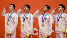 Timnas Putra Indonesia berhasil merebut medali emas di ajang Asian Games 2026 Aichi-Nagoya di Ichinomiya City Sports Gymnasium, Jepang.