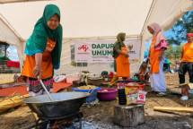 Layanan Dapur Umum PT Ajinomoto Indonesia di Flores, NTT 