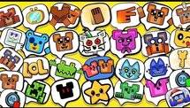 Super Bear Adventure Volcano World Sticker Collection