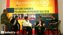 Konferensi pers Artpreneur Talk 2018 (Hariyanto/INDUSTRY.co.id)