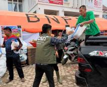 BSN Peduli Solok, Salurkan Bantuan untuk Warga Terdampak Banjir Bandang 