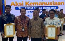 Pemberian apresiasi aksi kemanusiaan Tim ESDM Siaga Bencana 2026