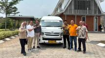 Bus DAMRI rute Bandara Internasional Soekarno-Hatta (Soetta) menuju Tanjung Lesung