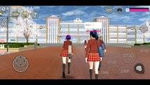 Sakura School Simulator - gameplay screenshot senjata dan item