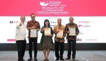 National Startup Summit (NSS) 2018 dengan tema Startup for All, di Convention Hall ICE, BSD City, Tangerang, Selasa (6/2).