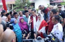 Presiden Jokowi dalam rangkaian acara HPN 2018 (Foto Setkab)