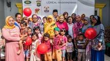 Aksi sosial Corporate Social Responsibility oleh Jababeka dan LOreal