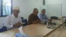 Konferensi Pers Merosotnya Pier Head Tol Becakayu (Foto: Ridwan/INDUSTRY.co.id) 