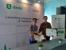 Founder I Seller, Jimmy Petrus teken MoU Co Founder Sleekr aplikasi akunting digital