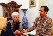 Presiden Jokowi dan MD IMF Christine Lagarde (Foto Setkab)