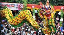 Pawai 28 Naga Pengusir Roh Jahat Ramaikan Cap Go Meh di Pontianak